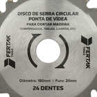 Disco De Serra Circular 24 Dentes 20x180mm | 03 Un